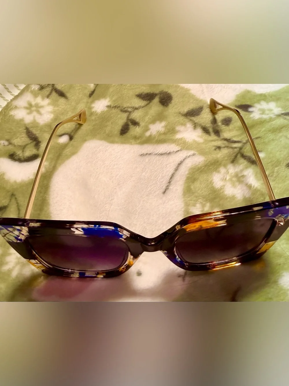 ASOS, Oversized Navy Tortoise Square Frame Sunglasses, brand new!